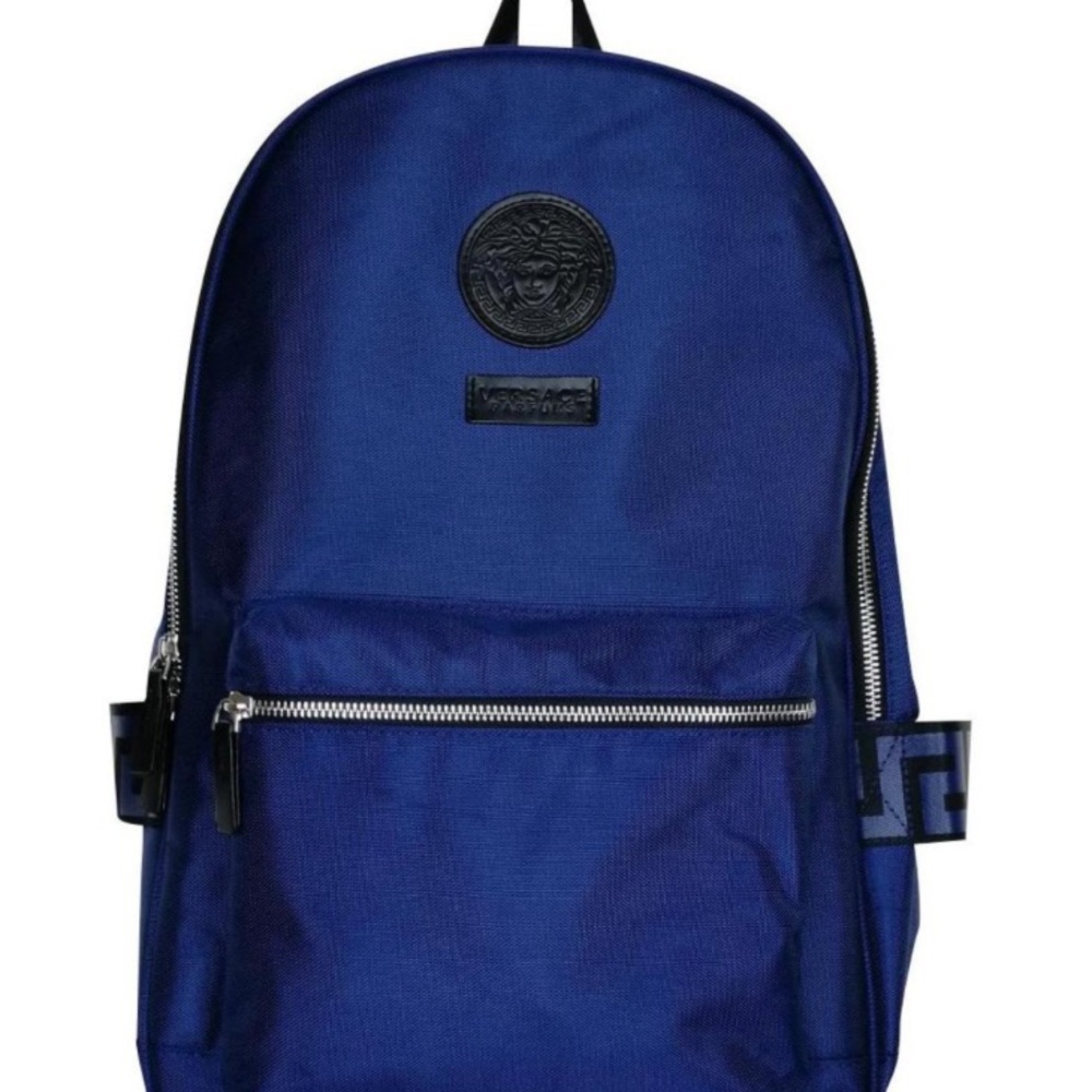Versace Blue Backpack
